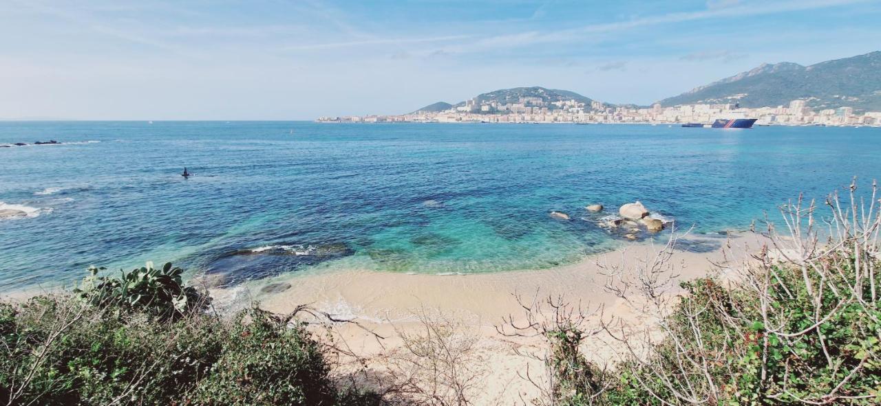 Magnifique Appartement Avec Balcon Vue Mer A L'Entree D'Ajaccio อฌักซิโอ้ ภายนอก รูปภาพ
